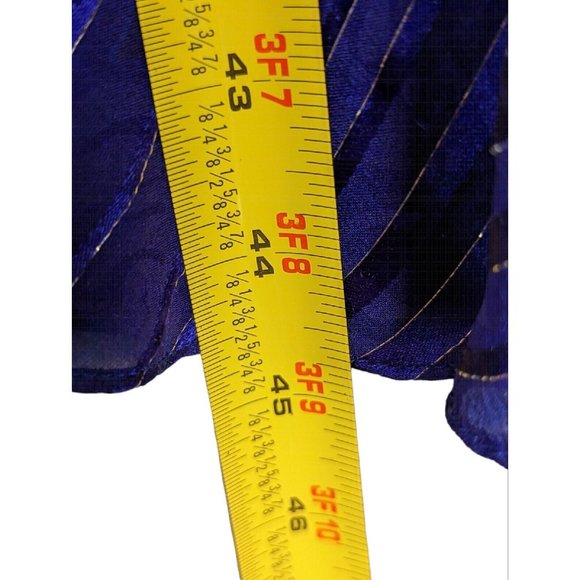 Anne Crimmins Dress Umi Collection Size 8 1980s SILK Vintage Ruffles Flounce - Picture 7 of 8